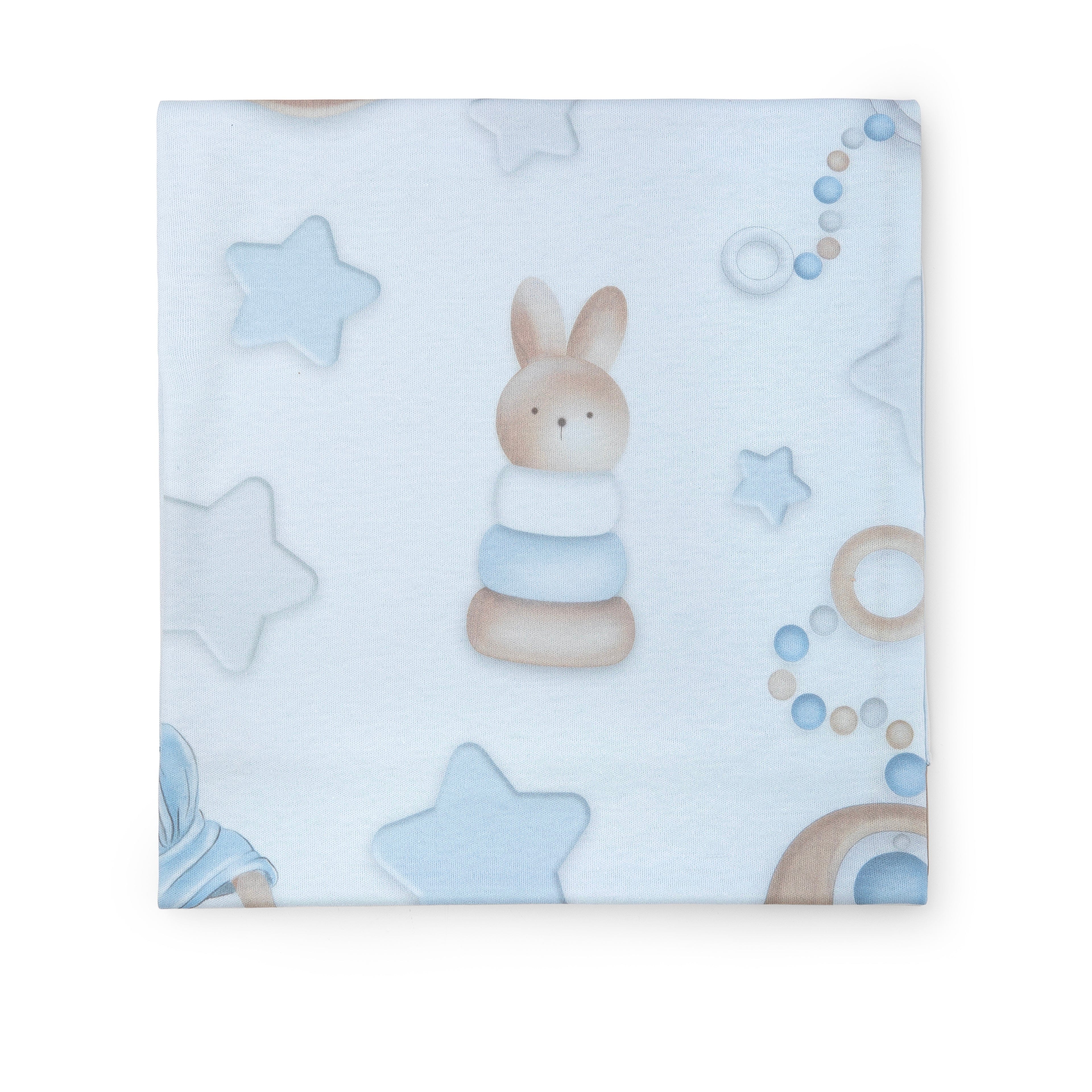 SOFIJA - Toys Swaddle Blanket - Blue