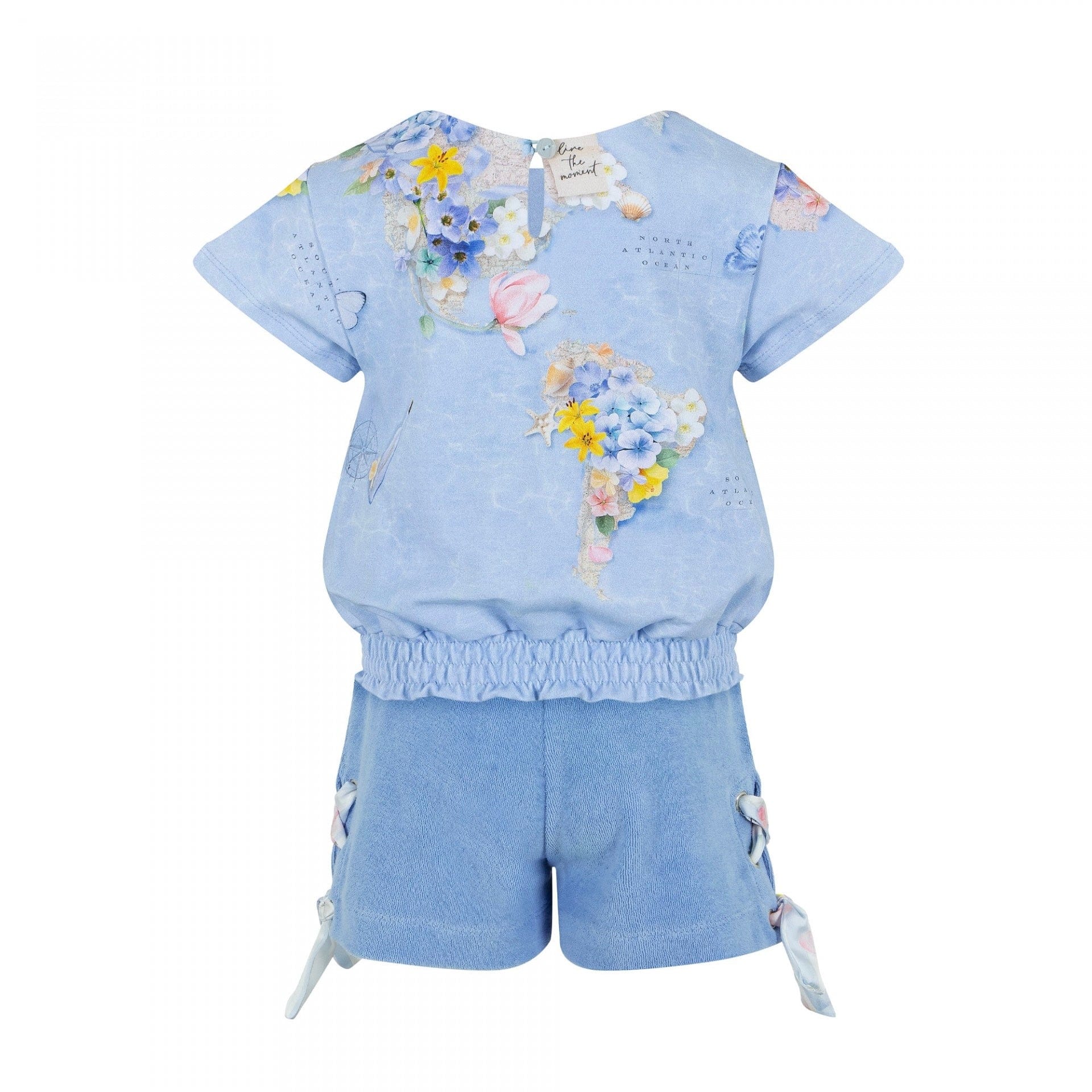 LAPIN HOUSE - Hot Air Balloon Short Set - Blue