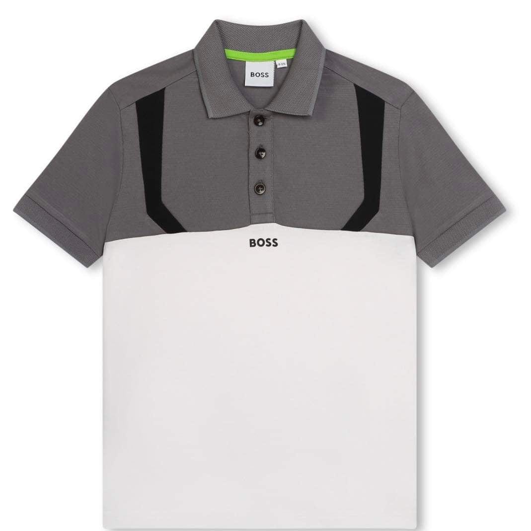 BOSS - Sport Polo Short Set - Grey