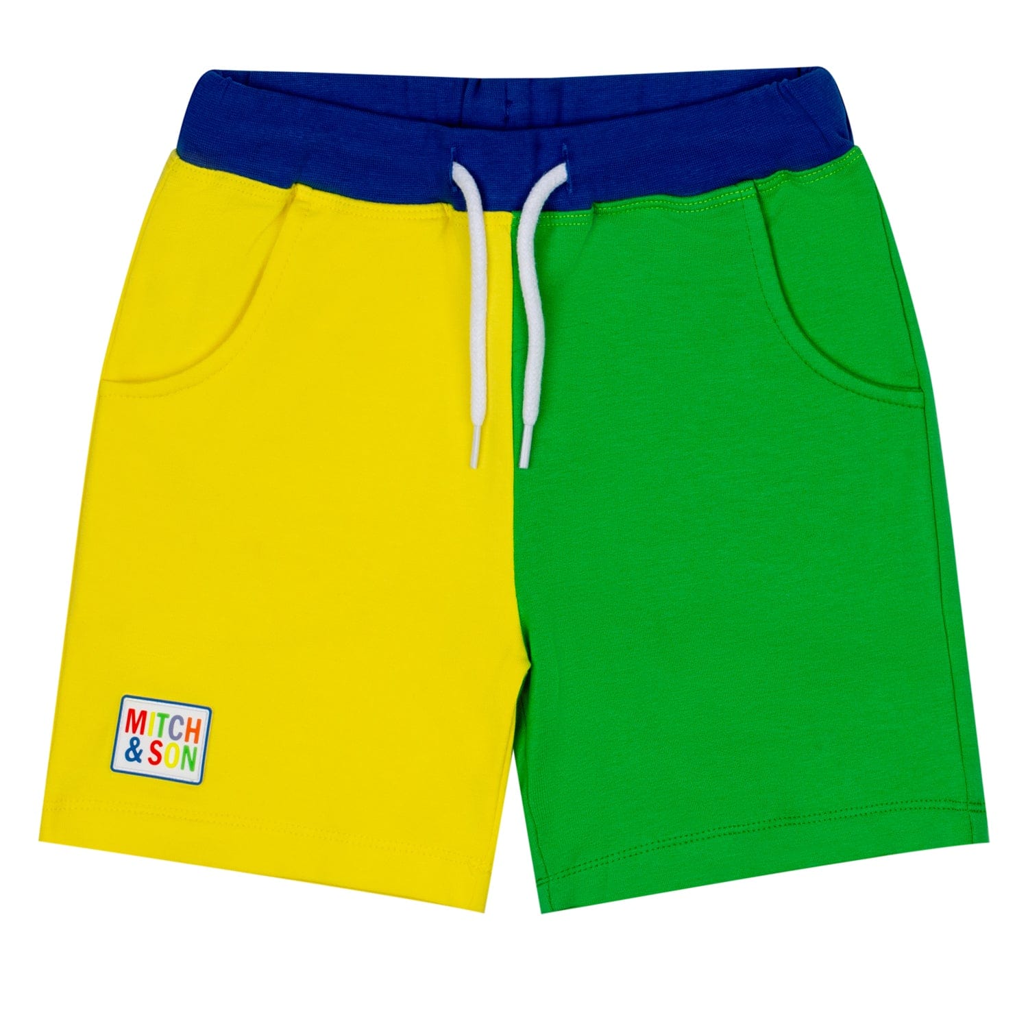 MITCH & SON - Valentino Primary Puzzles Colour Block Sweatshirt Short Set - Multi