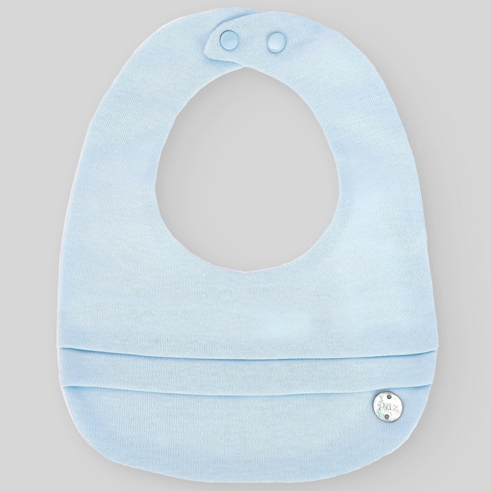 PAZ RODRIGUEZ - Peter Pan Collar Detail Baby Layette Set - Blue