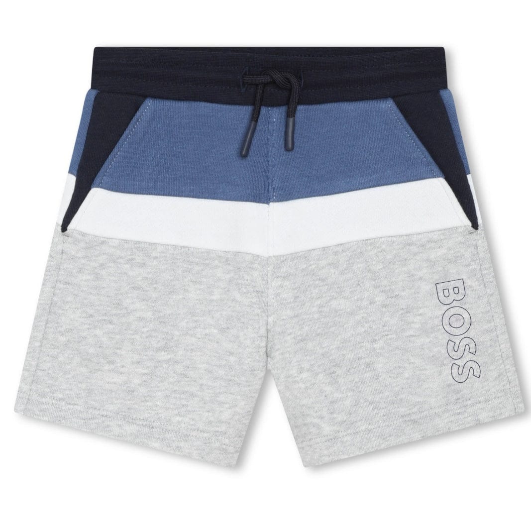 BOSS - Toddler Colour Block Shorts - Grey