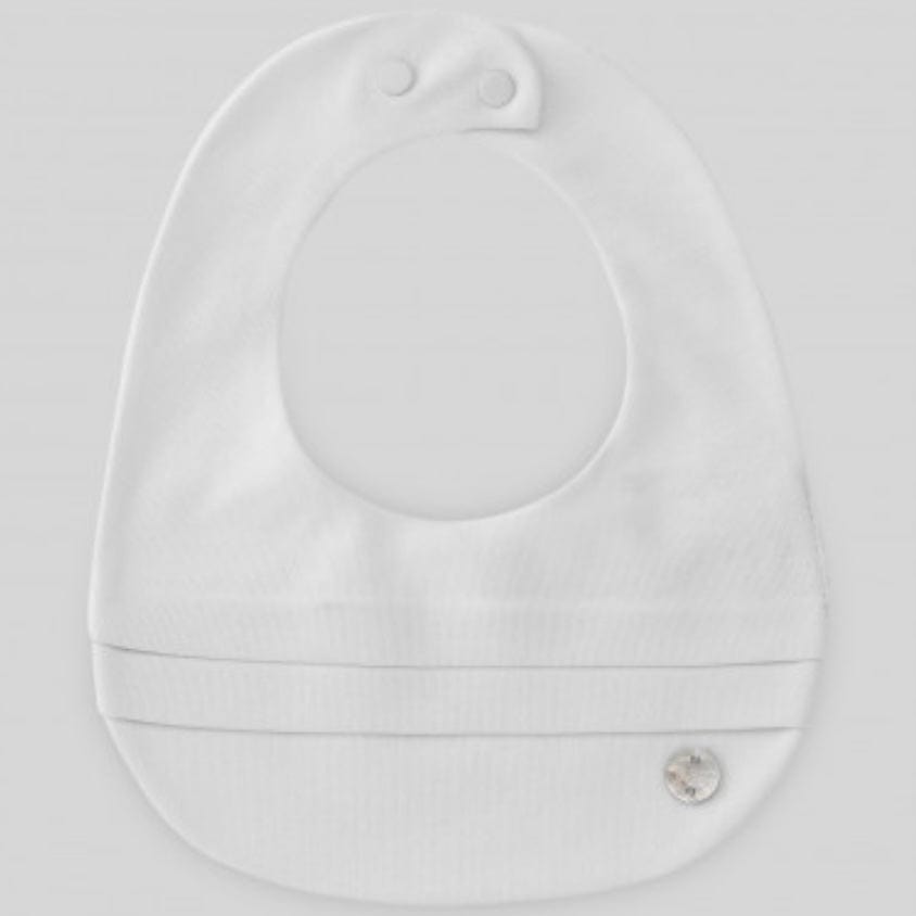 PAZ RODRIGUEZ - Frill Detail Baby Layette Three Piece Set - White