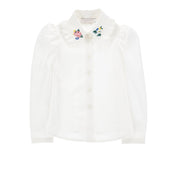 MONNALISA - Roses Blouse & Tulle Skirt Set - Pink