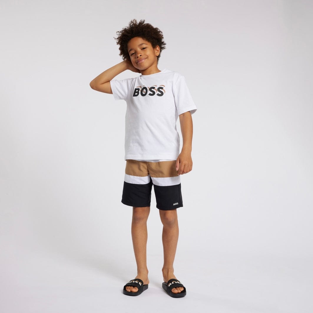 BOSS - Colour Block Swim Short - Black