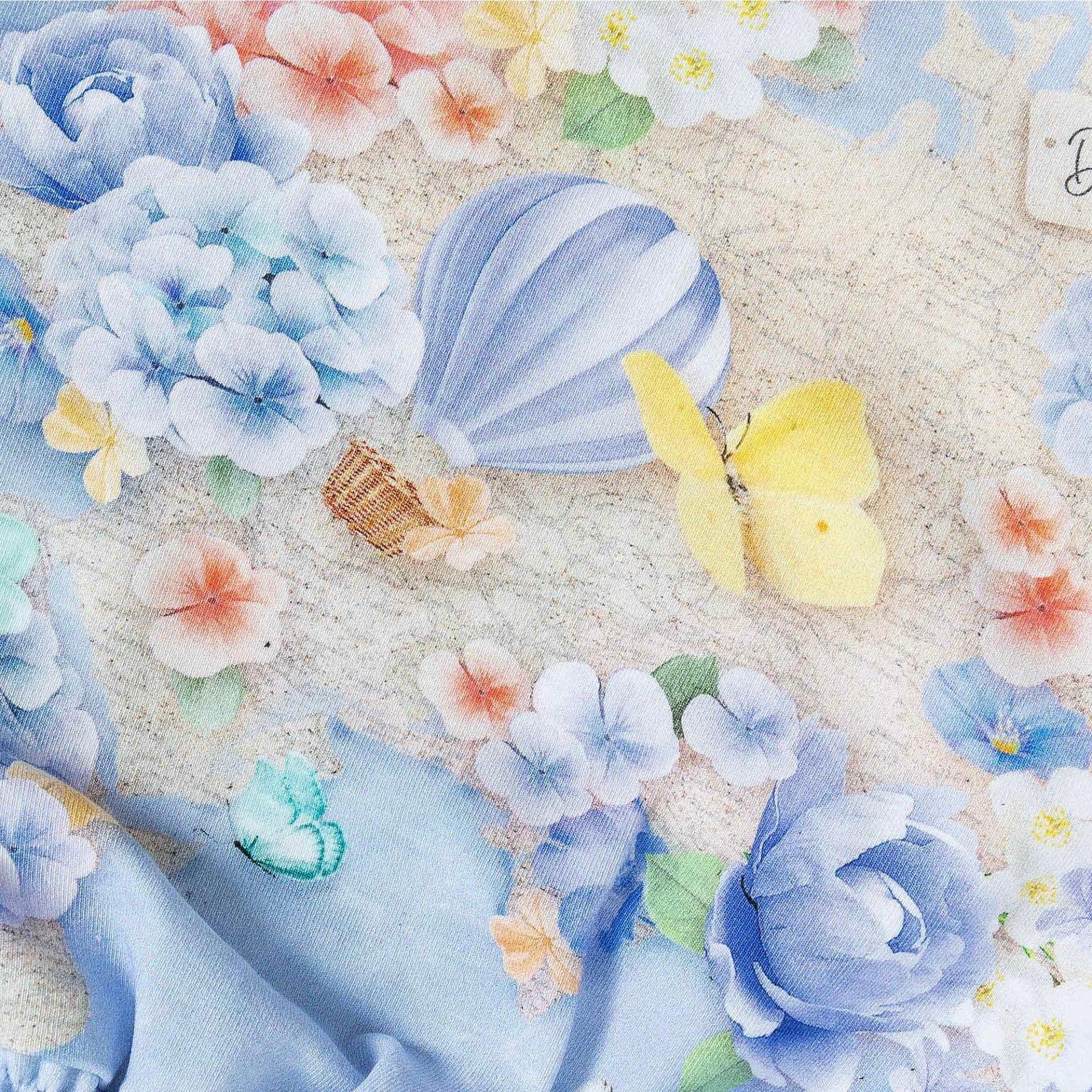 LAPIN HOUSE - Hot Air Balloon Short Set - Blue