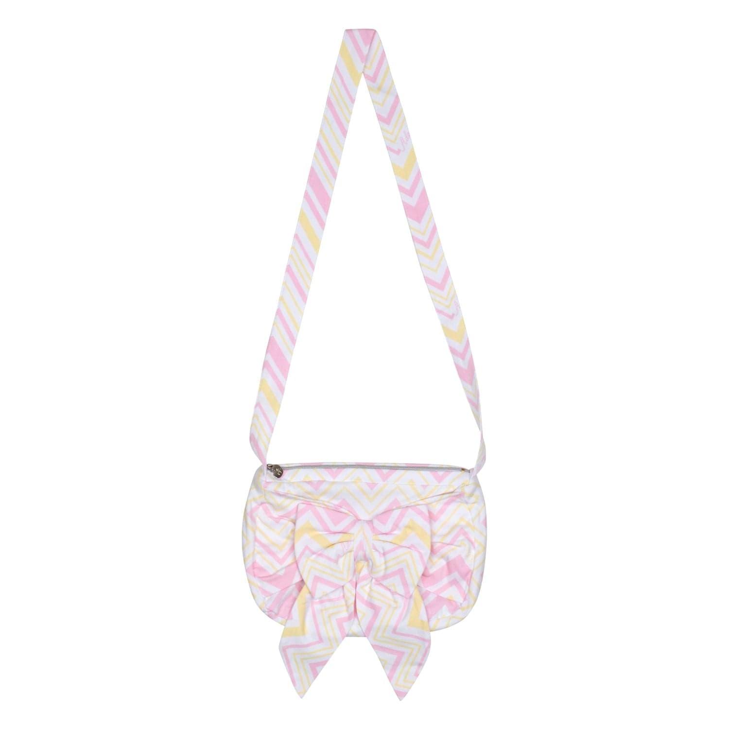 A DEE -  Lux Chic Chevron Bag - White