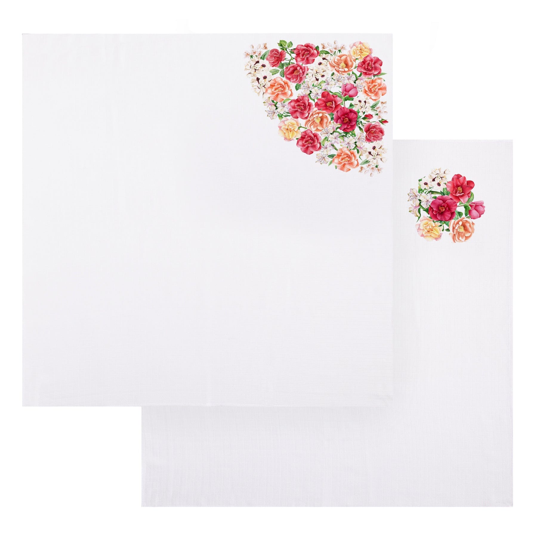 SOFIJA - Mirella Pack Of Two Muslin Set - Raspberry