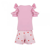 LAPIN HOUSE - Heart  Short Set - Pink