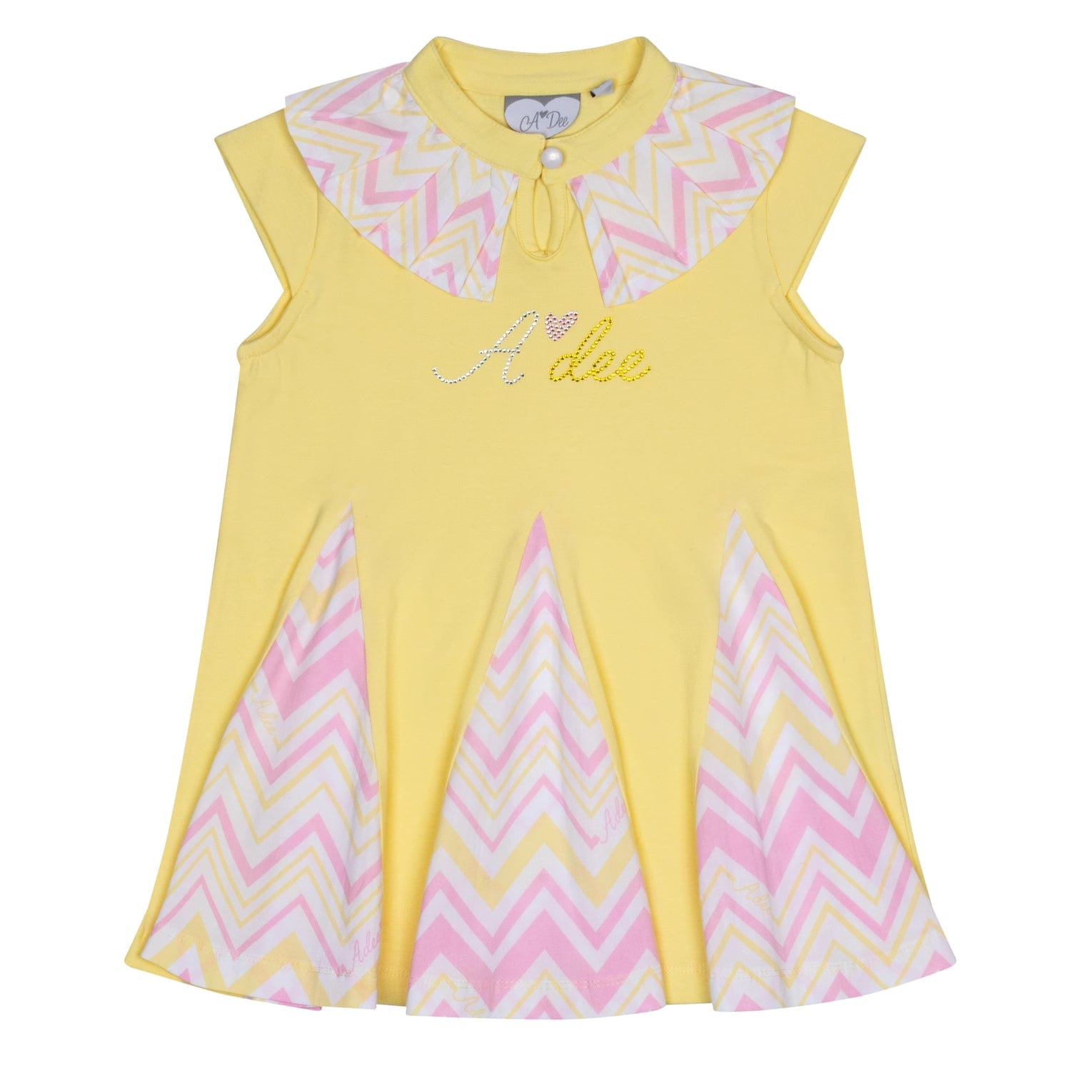 A DEE - Lottie Chic Chevron Legging Set - Lemon