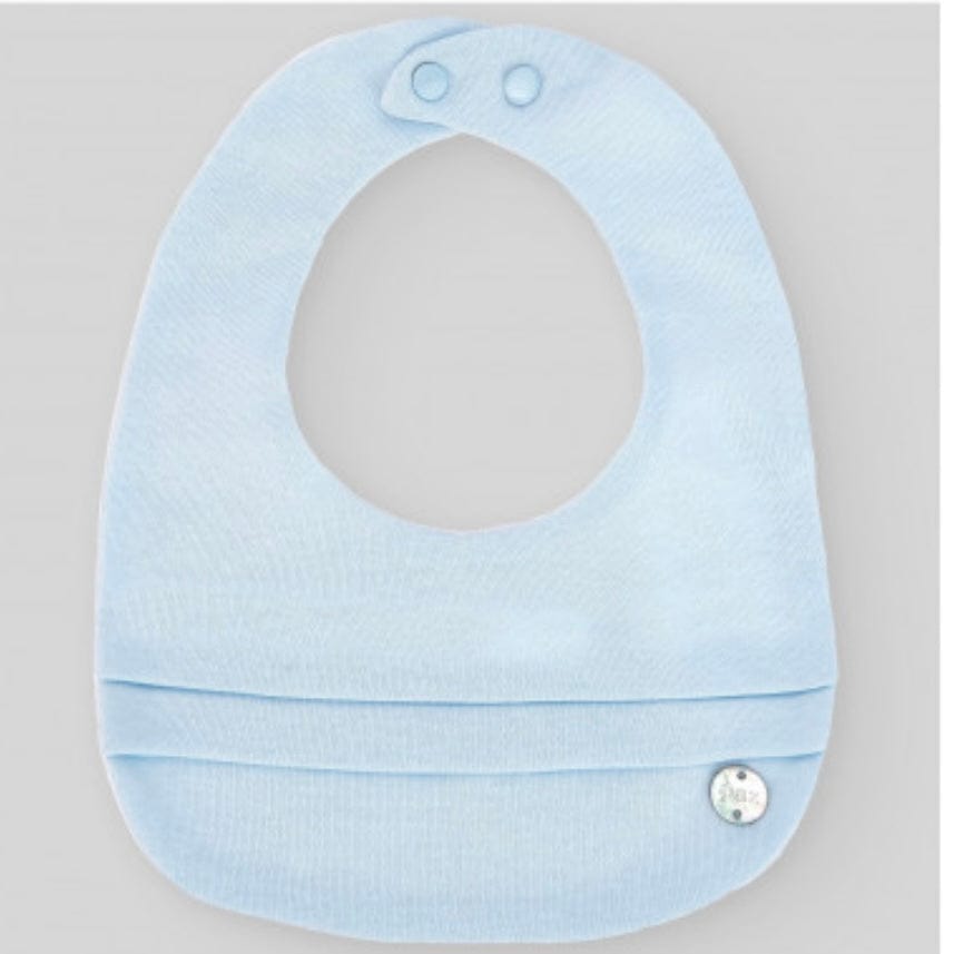 PAZ RODRIGUEZ - Peter Pan Collar Detail Baby Layette Set - Blue