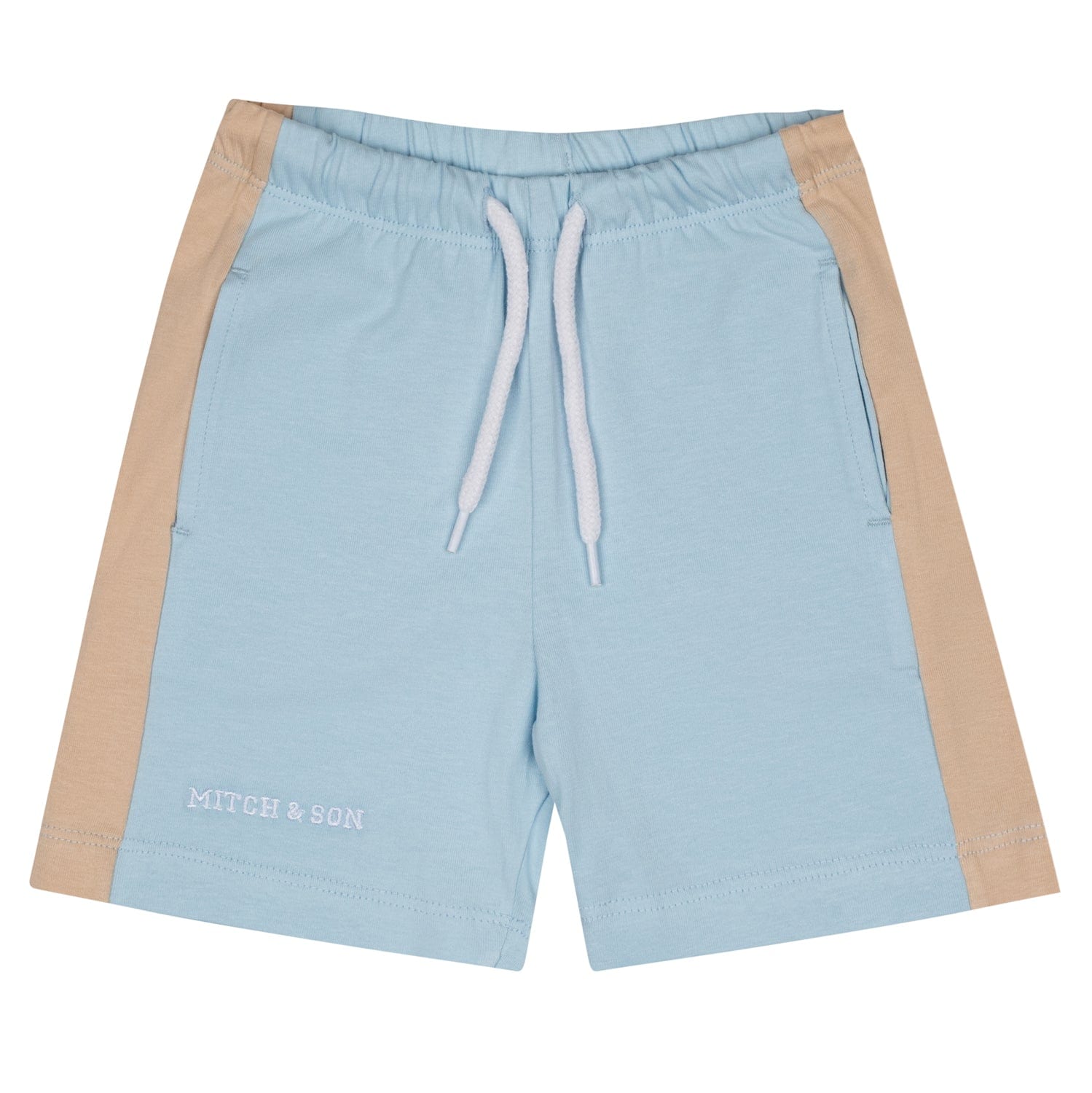 MITCH & SON - Toby Sandy Shores Cut & Sew Logo Soft Set - Sky Blue