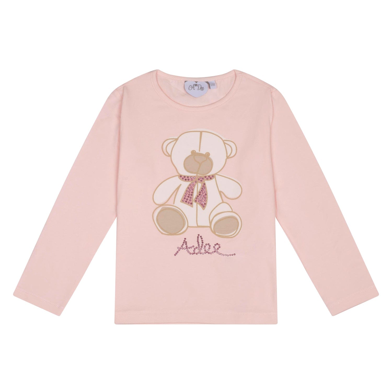 A DEE - Abstract Teddy Suzi & Stevie Teddy Print Short Set - Baby Pink