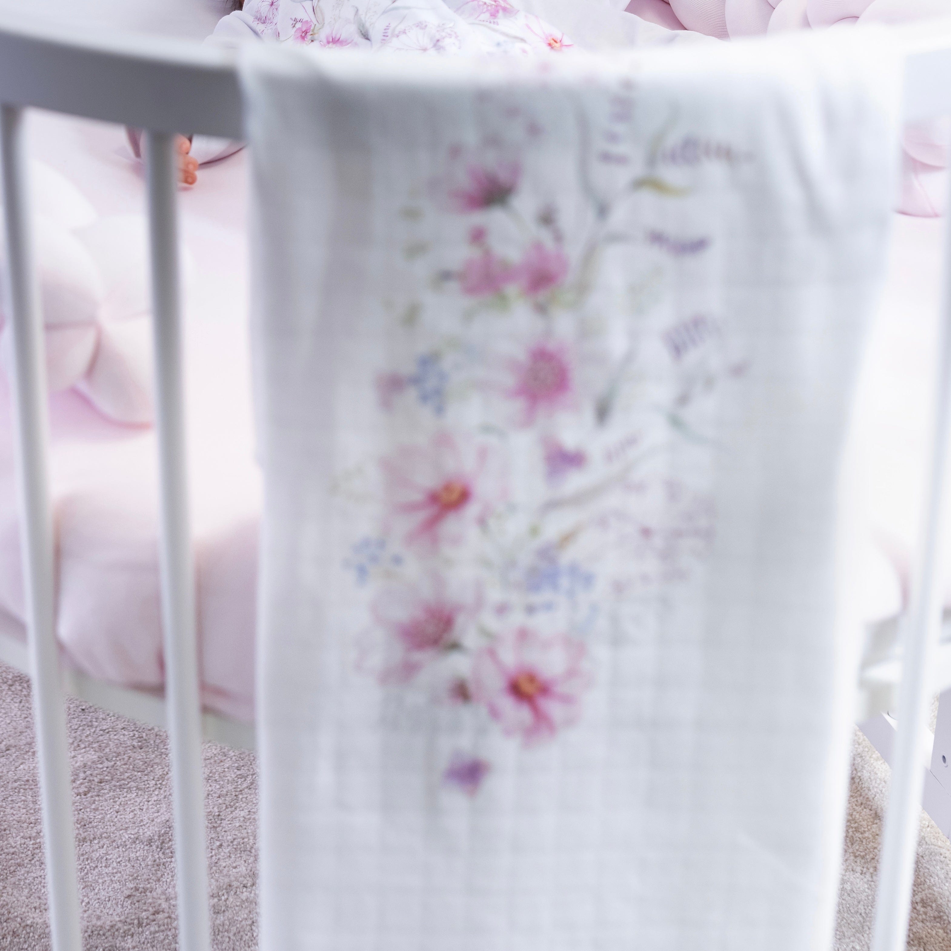 FIRST BABY - Muslin Flowers Three Pack Set  - White