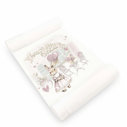 JAMIKS - Naja Rabbit Swaddle Blanket- Pink