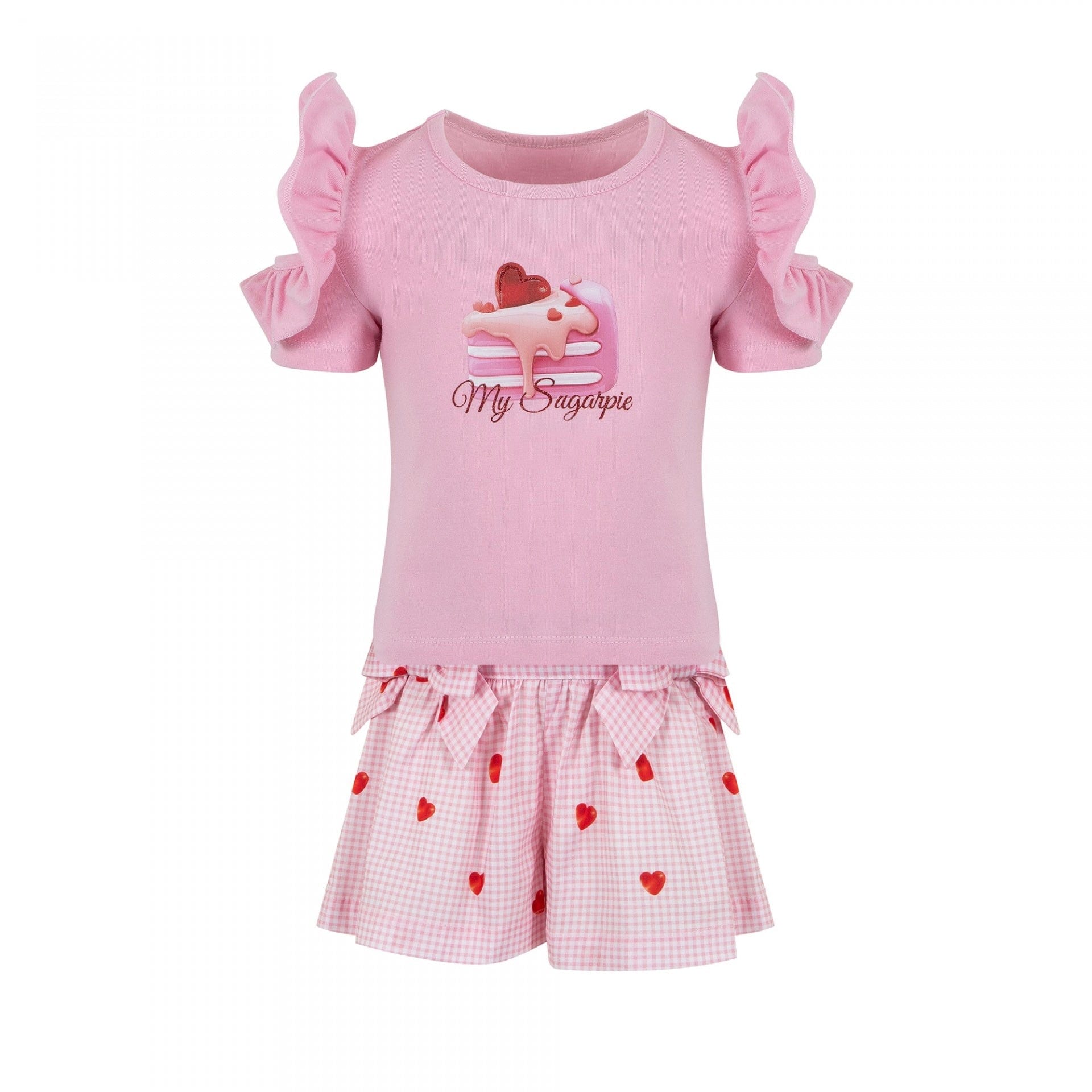 LAPIN HOUSE - Heart  Short Set - Pink