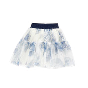 MONNALISA - Frozen Once Upon A time Tulle Skirt Set - Blue
