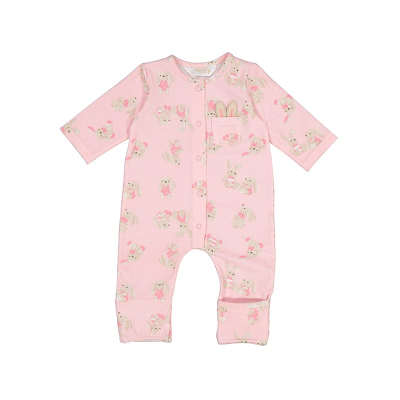 MAYORAL - Bunny Babygrow - Pink