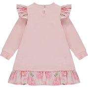 A DEE - Peony Dreams Anastasia Frill Sweat Dress - Pale Pink