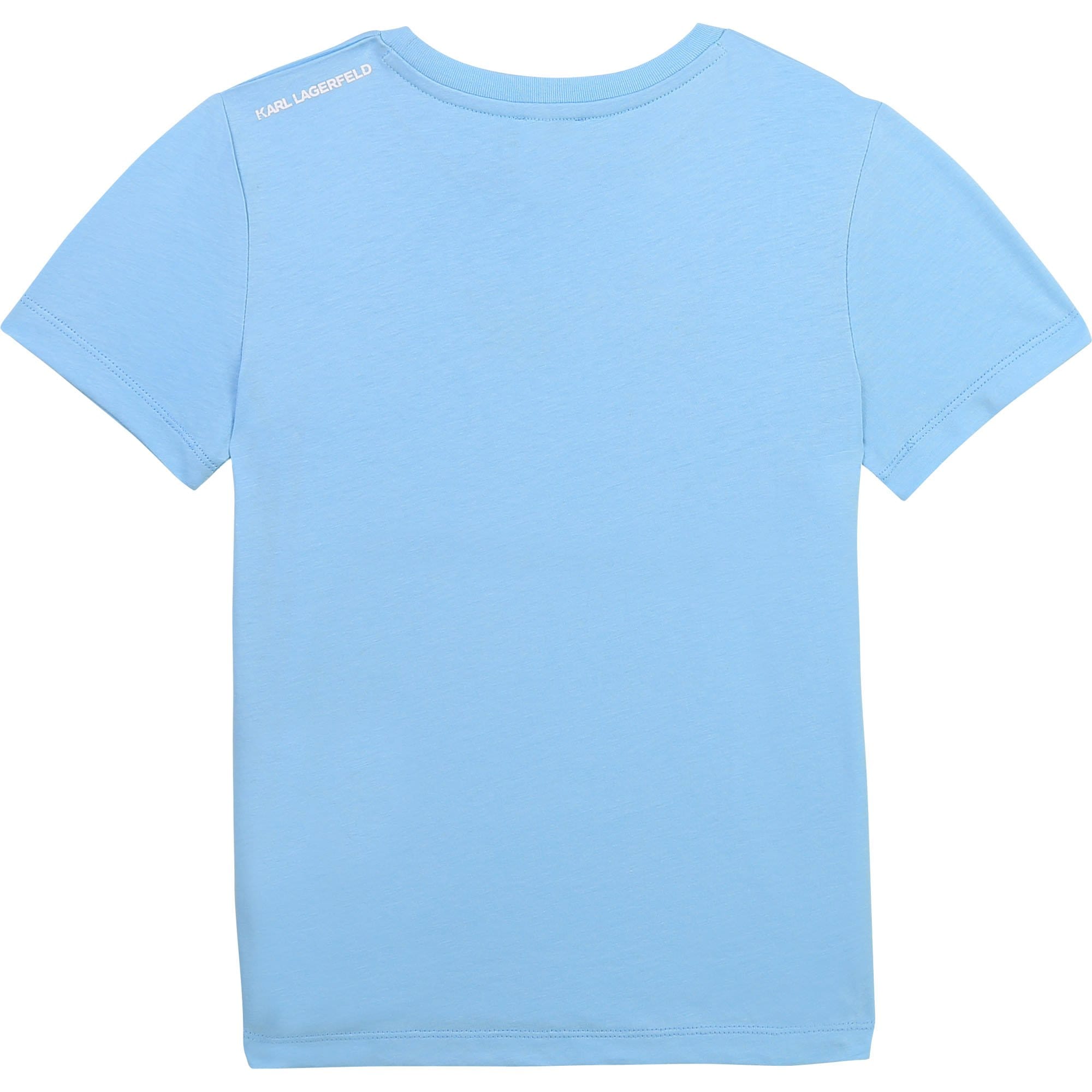 Karl Lagerfeld - Tetris Logo T Shirt - Blue