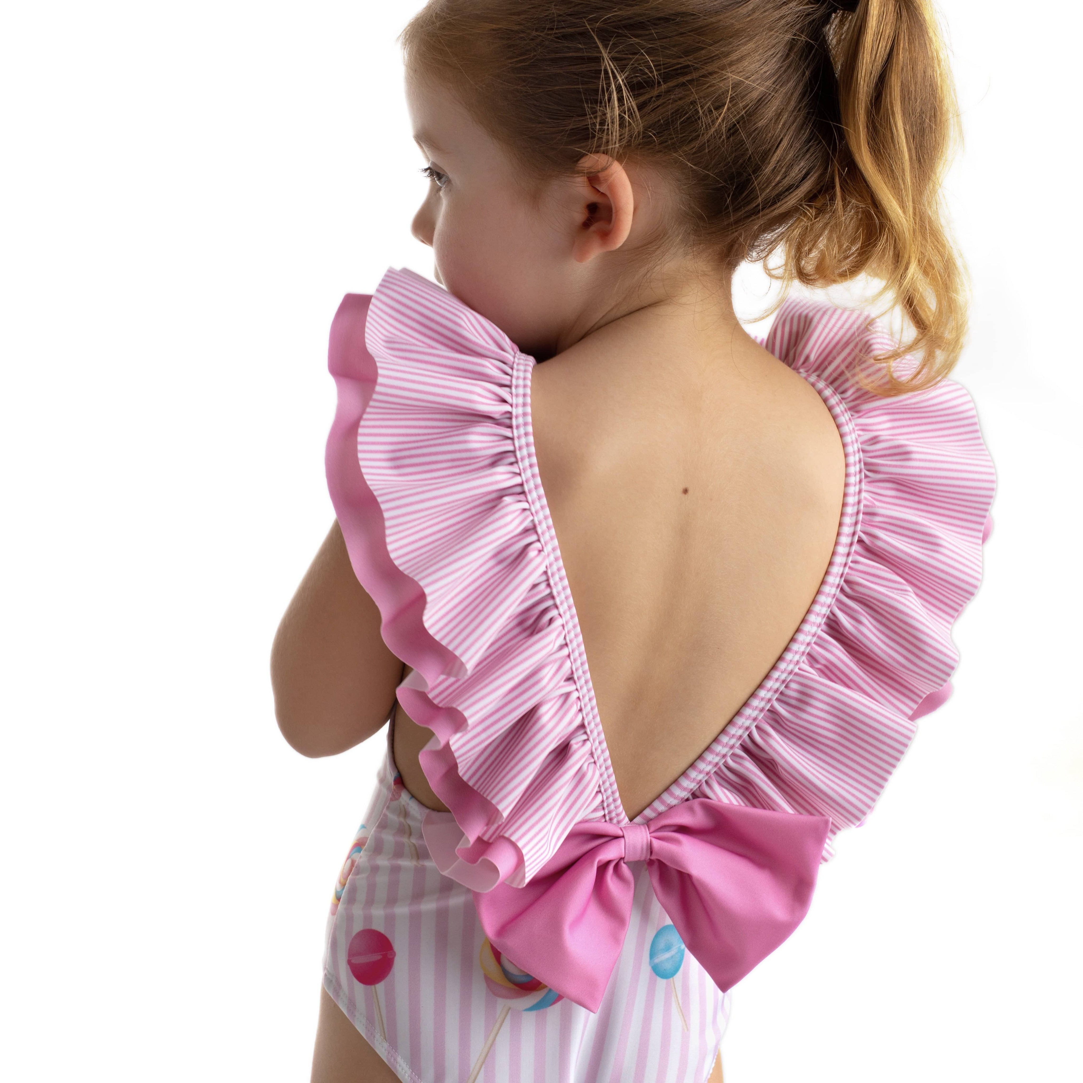 MEIA PATA - Ibiza Lollipop Print Swimsuit