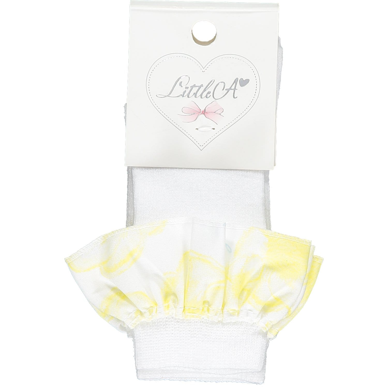LITTLE A - Chanelle Knee High Sock - Lemon