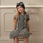 PATACHOU - Tweed Flannel Dress - Black