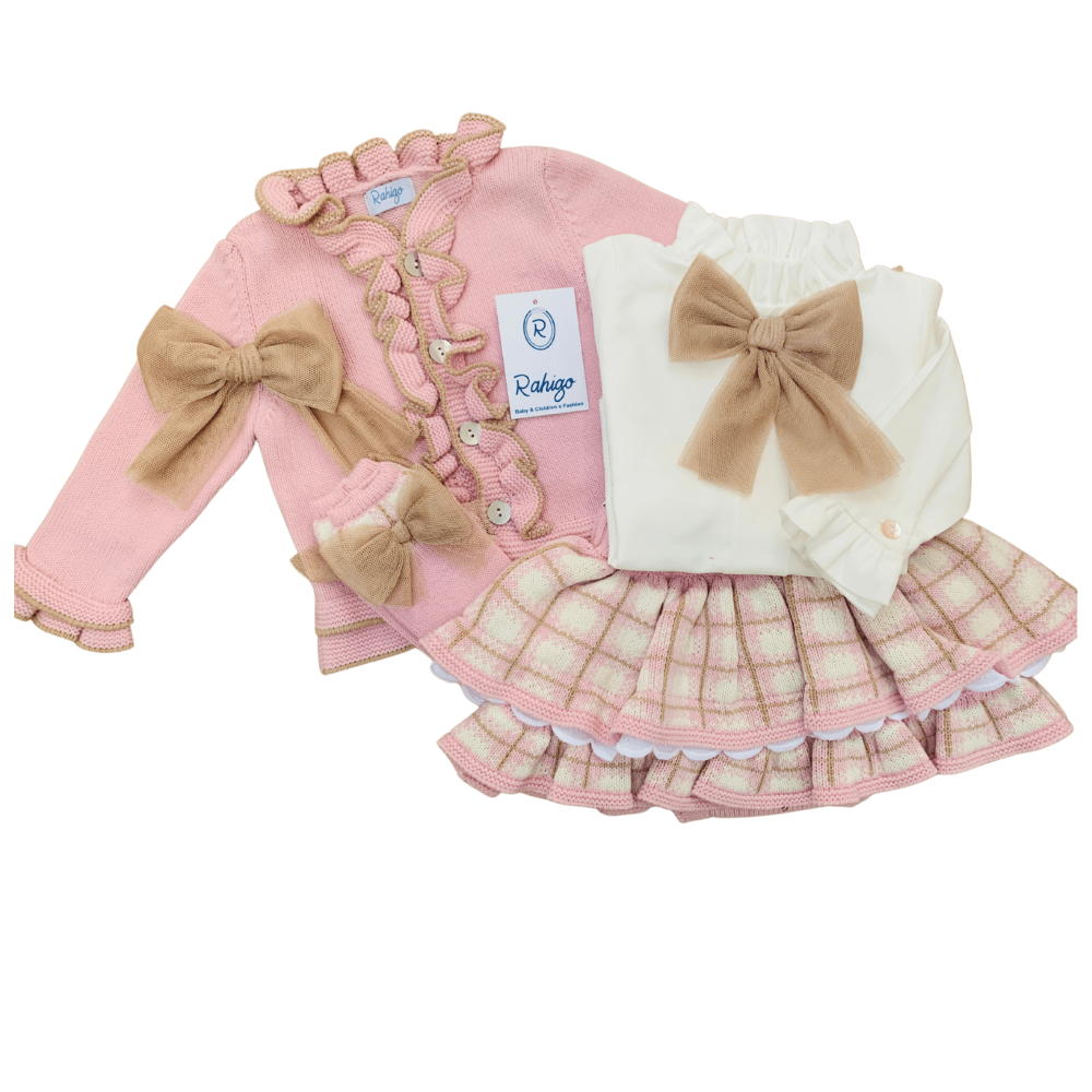 RAHIGO - Tartan Five Piece Set - Pink