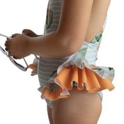 MEIA PATA - Menorca Tropical Print Swimsuit