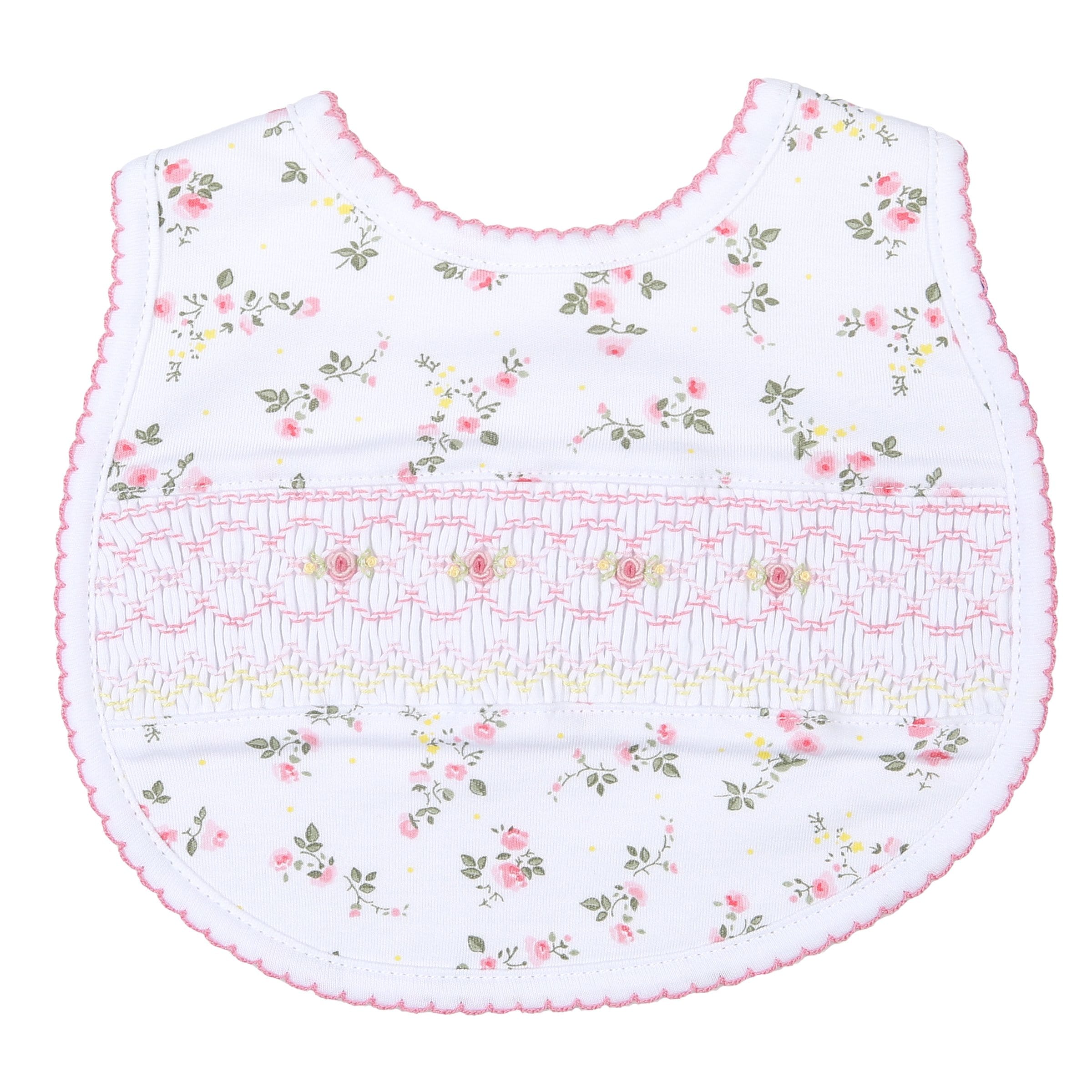 MAGNOLIA BABY - Graces Classics Smocked Bib - Floral