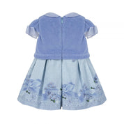 LAPIN HOUSE - Short Sleeve Dolly Dress - Blue