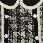PATACHOU - Tweed Flannel Dress - Black