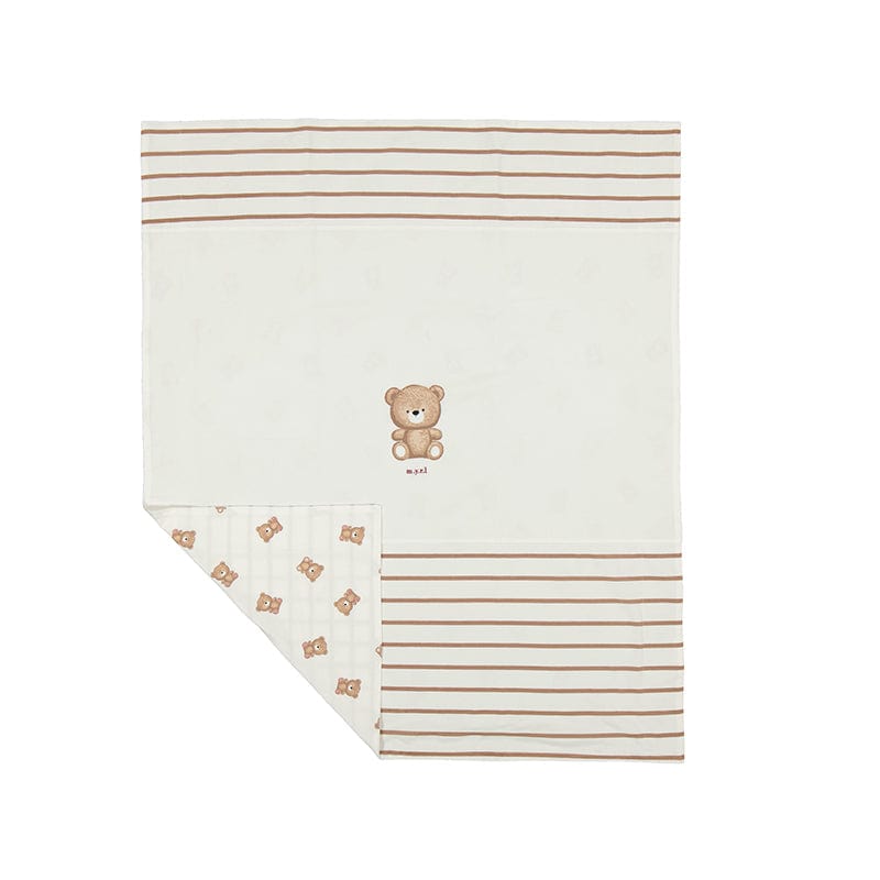 MAYORAL - Baby Bear Blanket - Natural