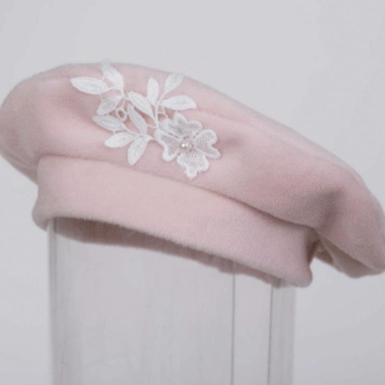 Daga - Flower Beret - Pink