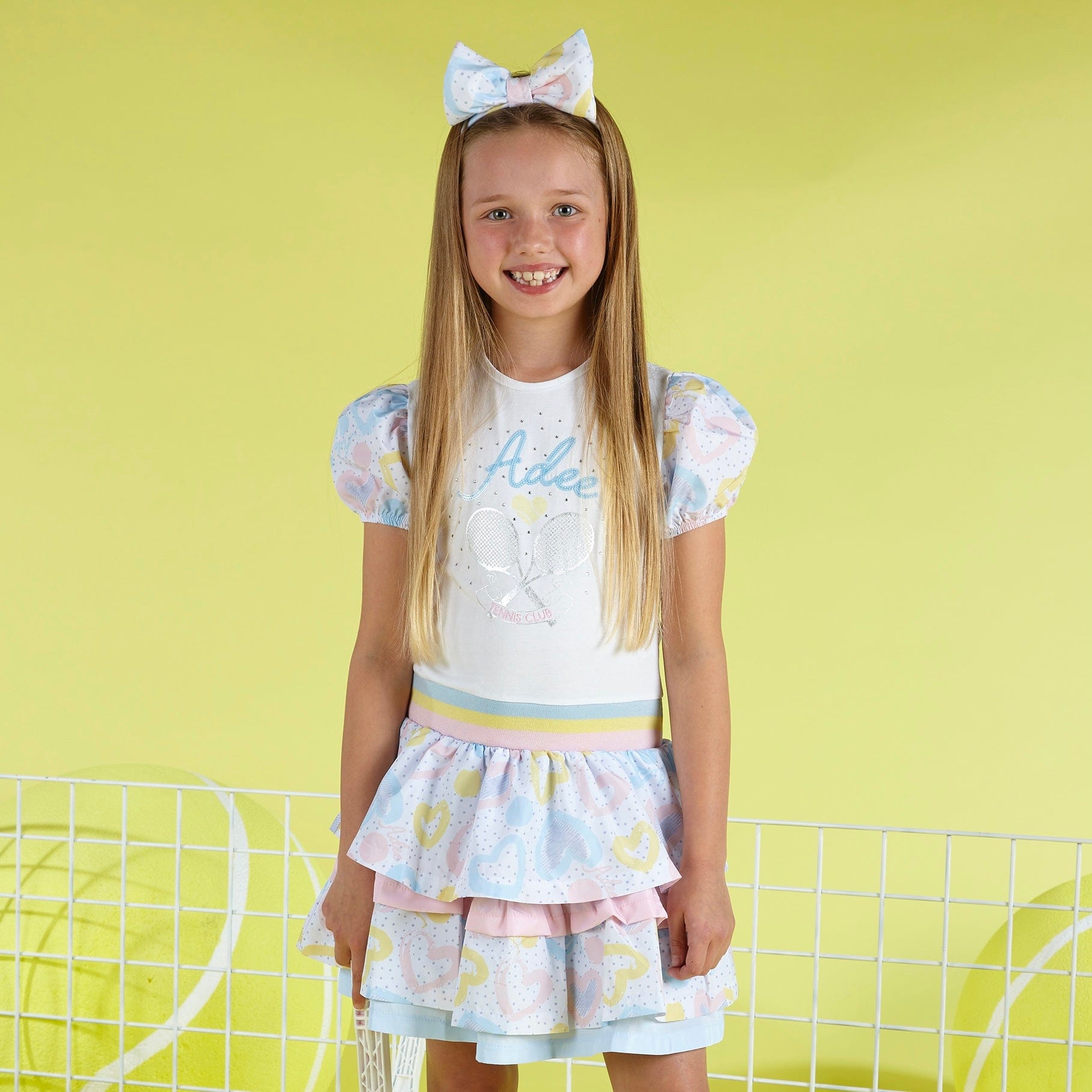 A DEE - Valda Tennis Club Mixed Dress - White