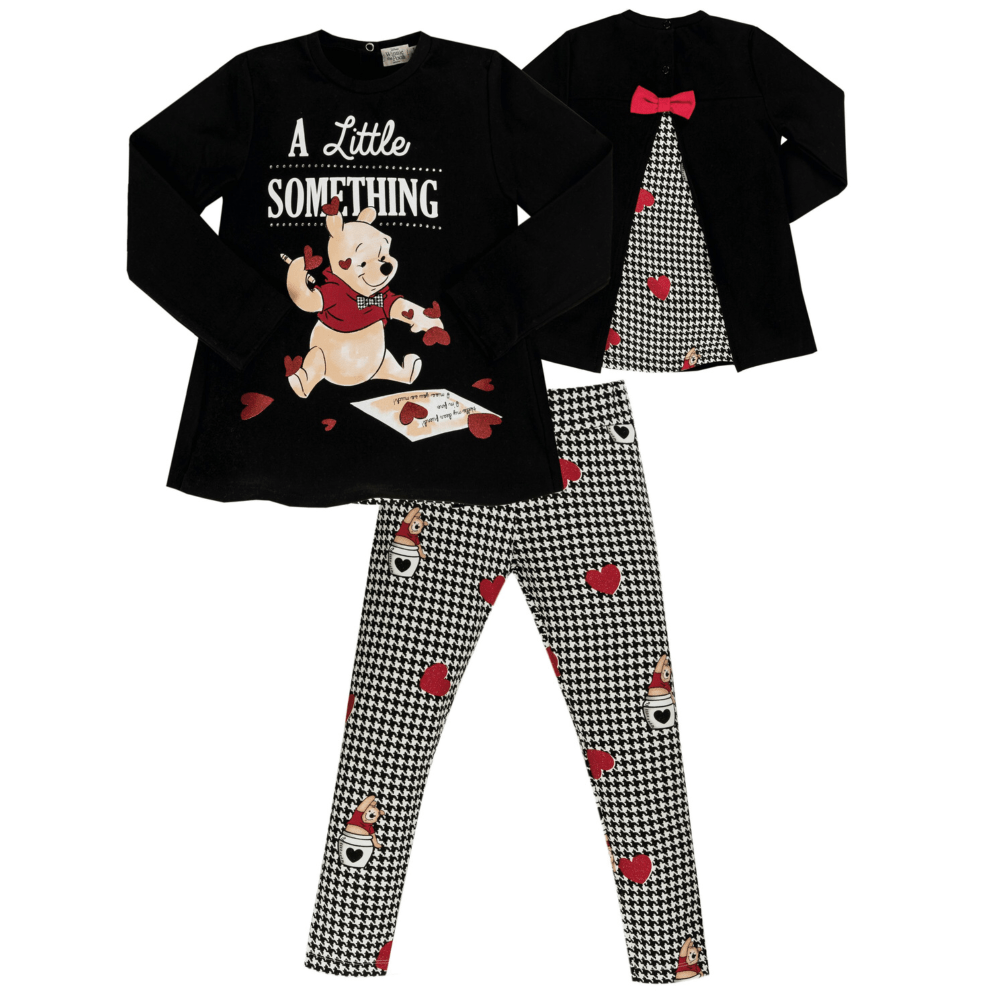 EMC - Disney Winnie The Pooh A Little Something  Leggings Set - Black