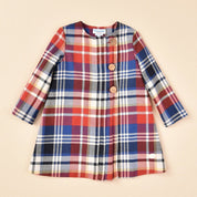 COCOTE - Check Dress - Blue