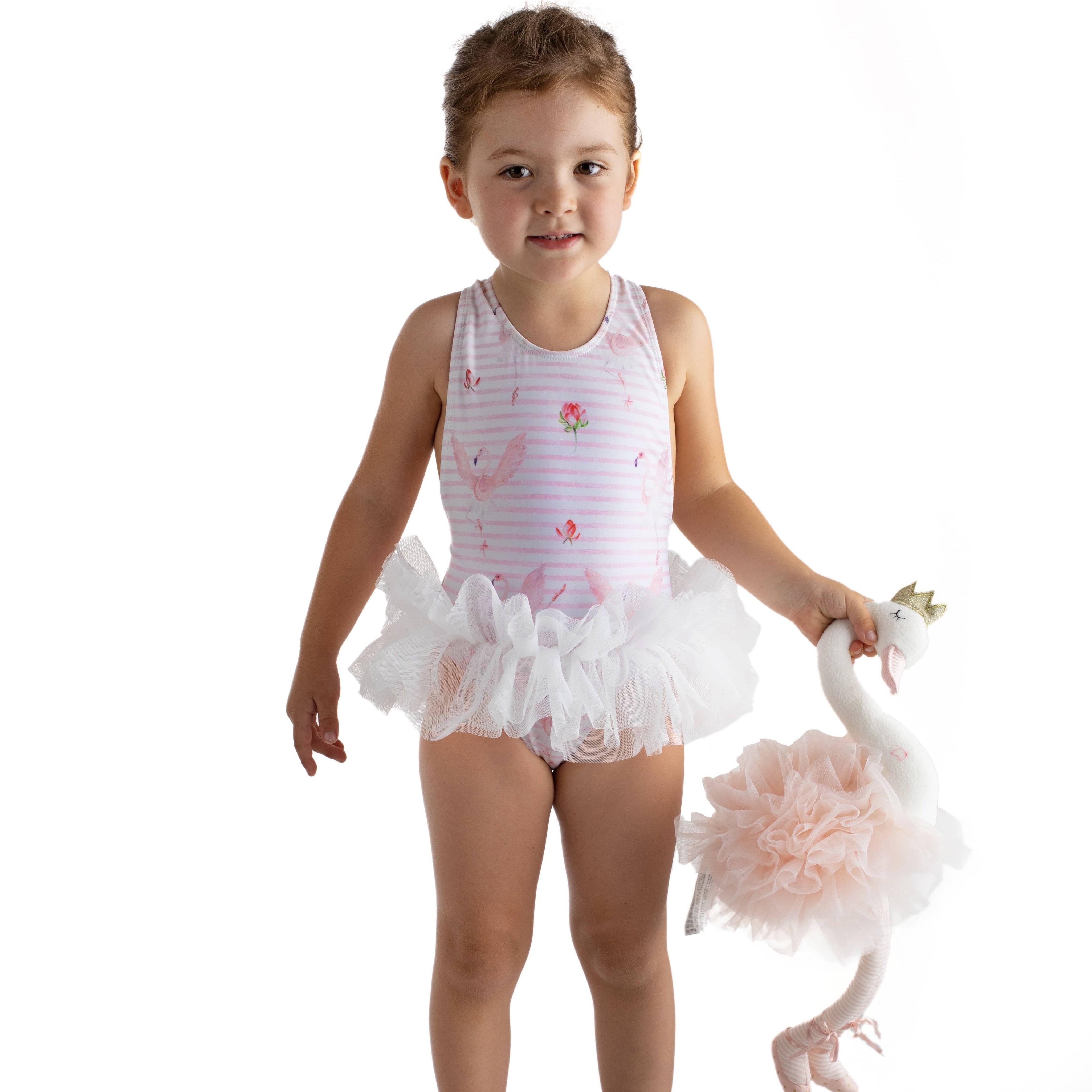 MEIA PATA - Tenerife Flamingos Print Swimsuit