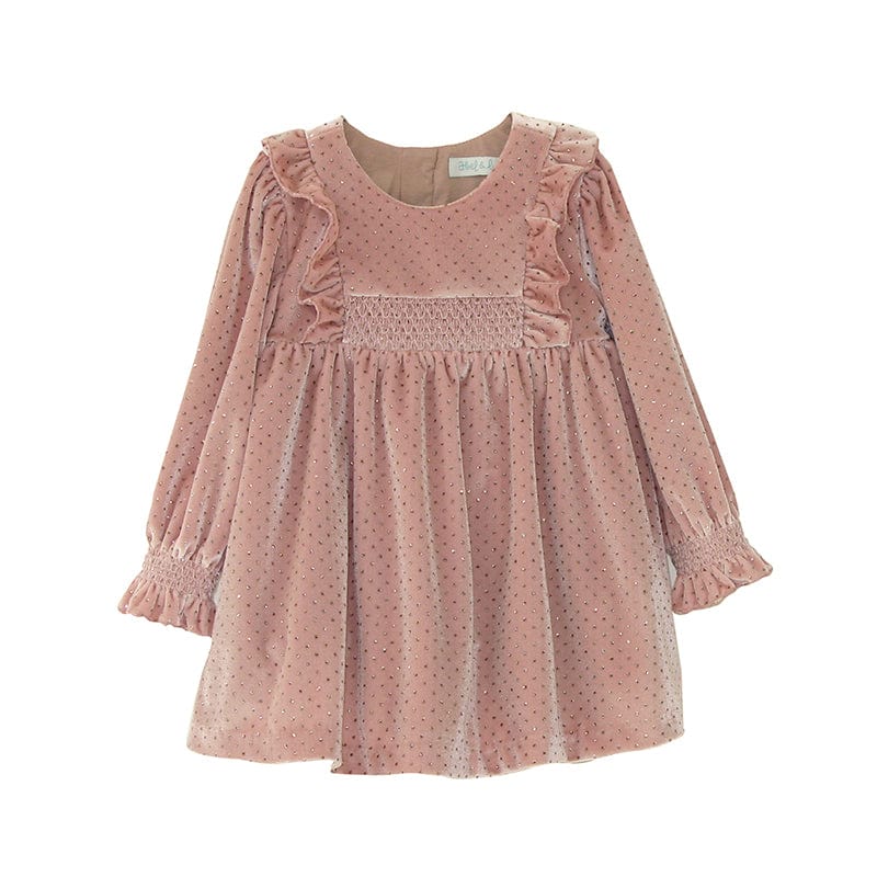 ABEL & LULA - Velvet Dress - Rose