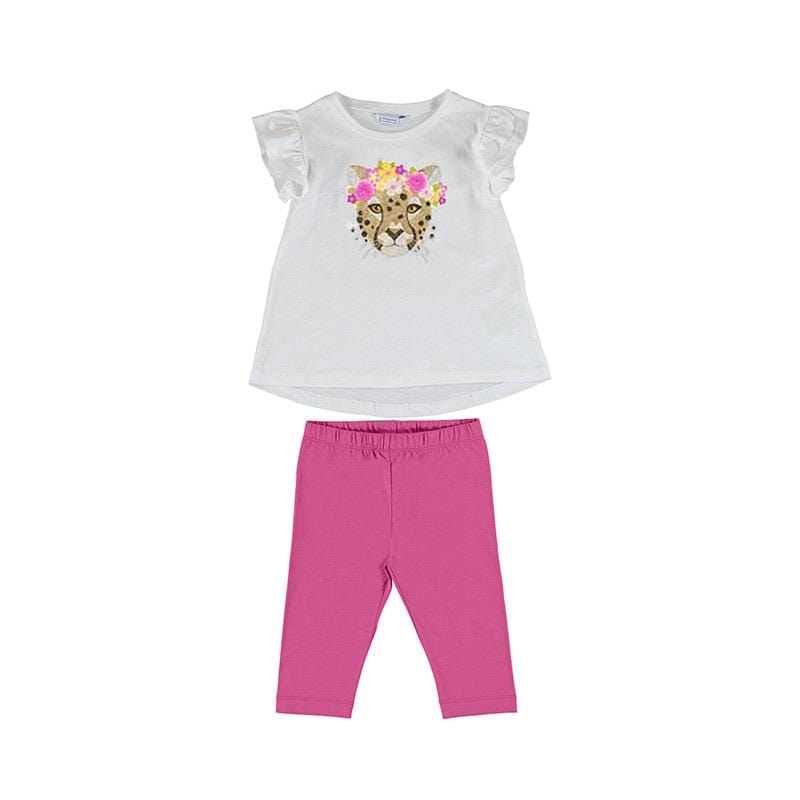 MAYORAL - Leopard Legging Set - Pink