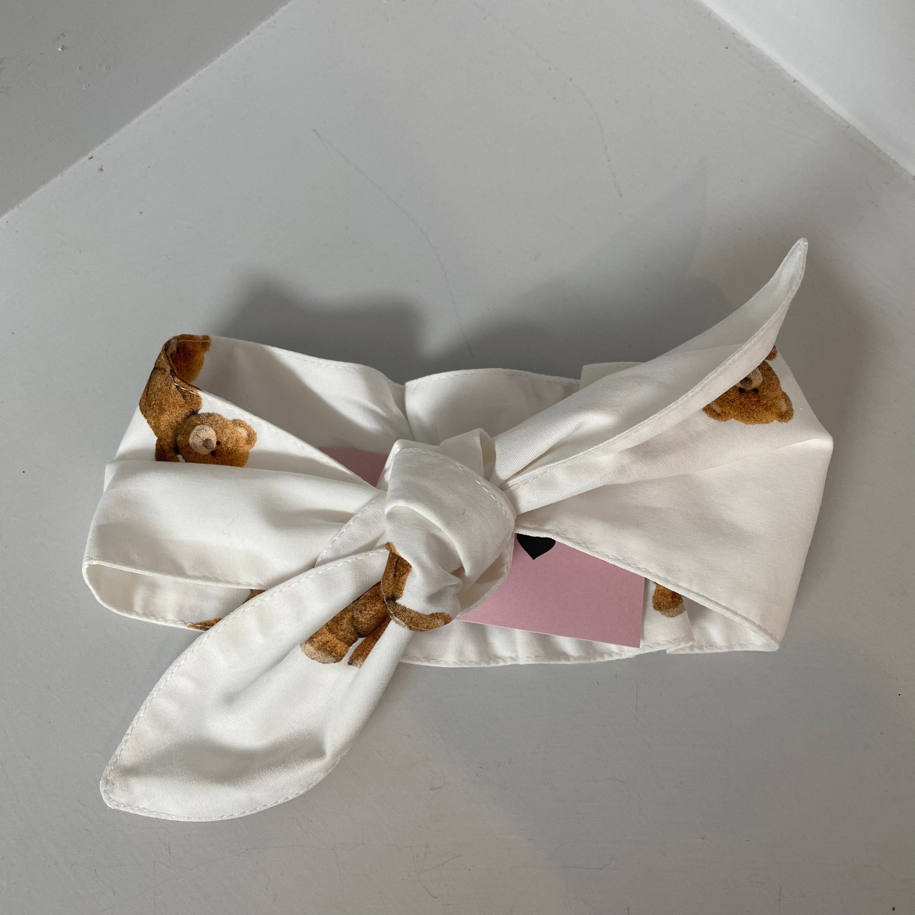 PHI - Teddy Headband - White