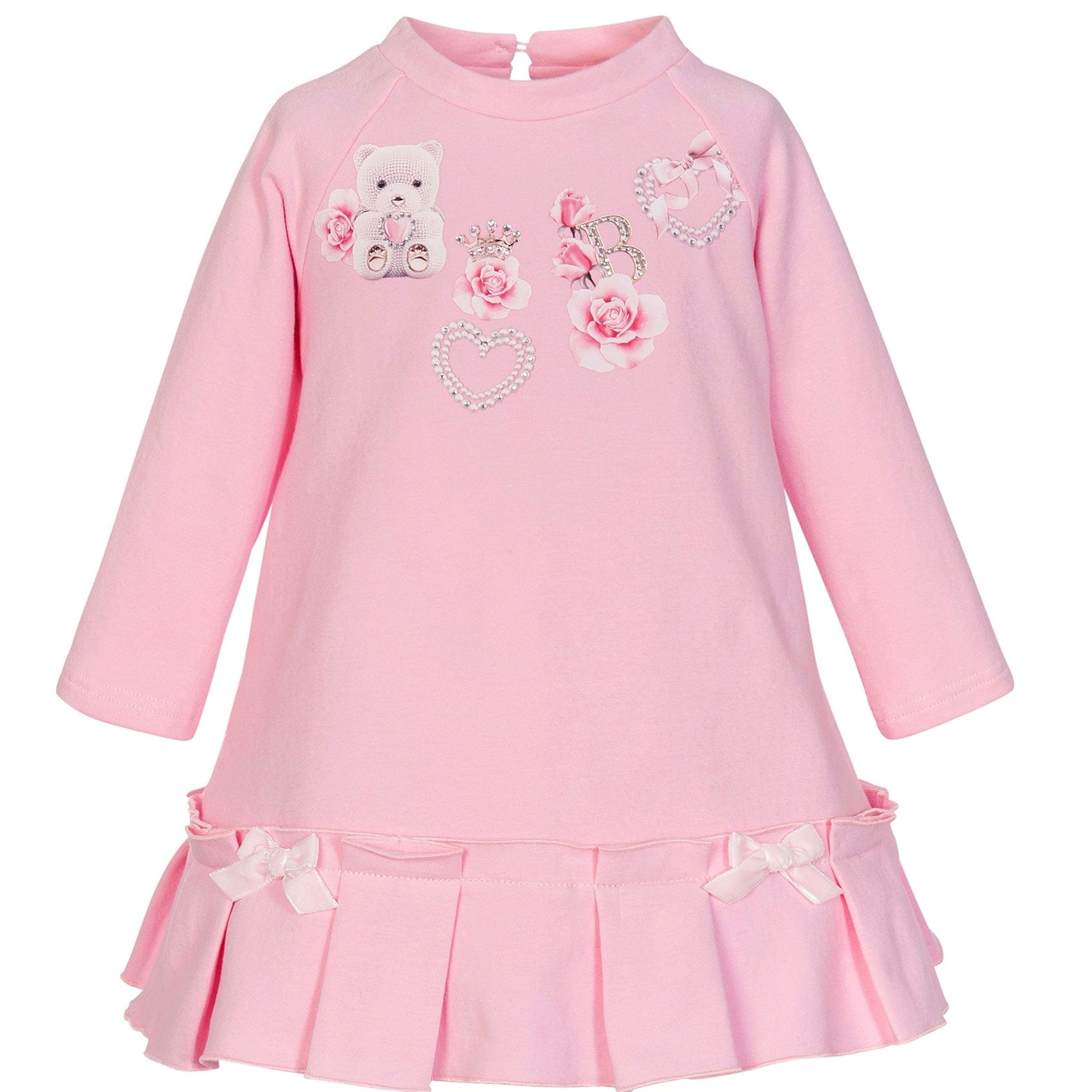 BALLOON CHIC - Jersey Teddy Bear - Pink