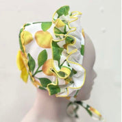 NINI - Baby Lemon Dress & Bonnet - Yellow