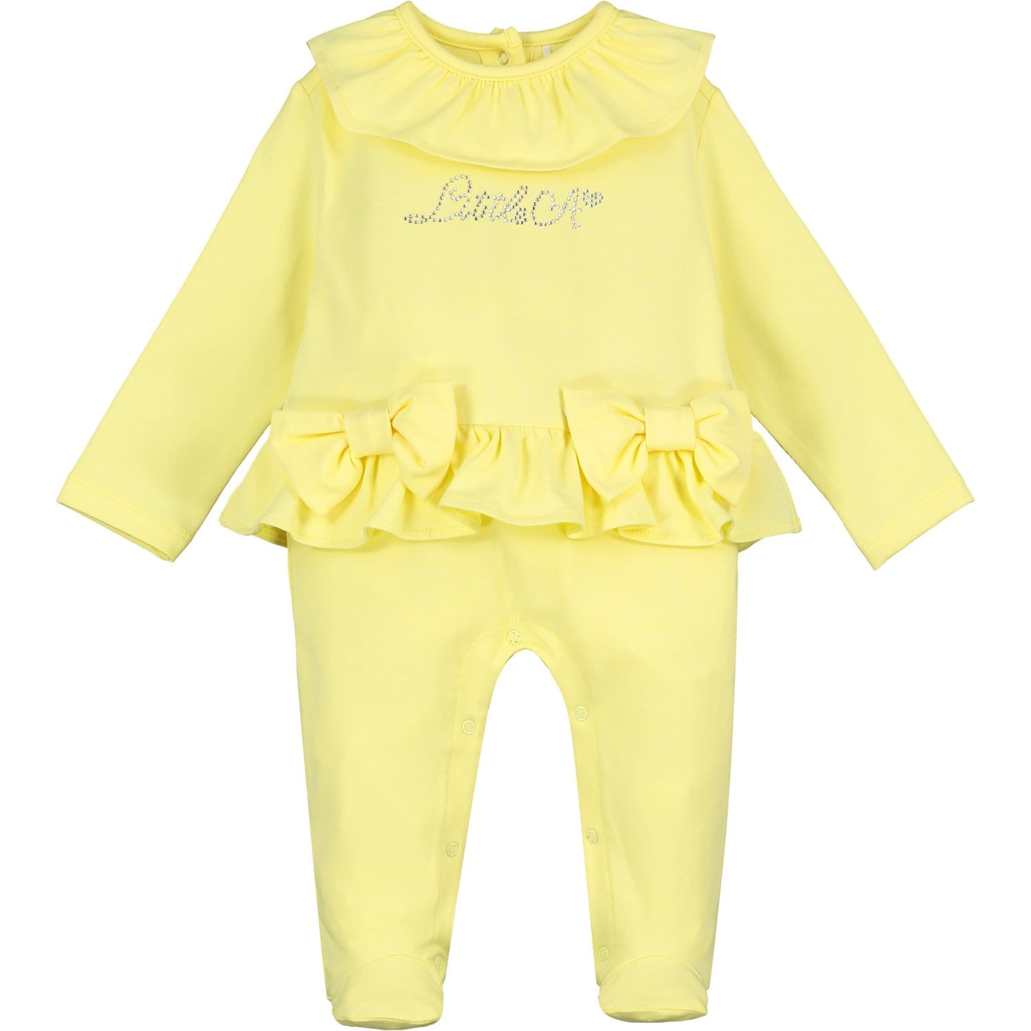LITTLE A - Catherine Buttercup Romper - Lemon