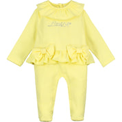 LITTLE A - Catherine Buttercup Romper - Lemon