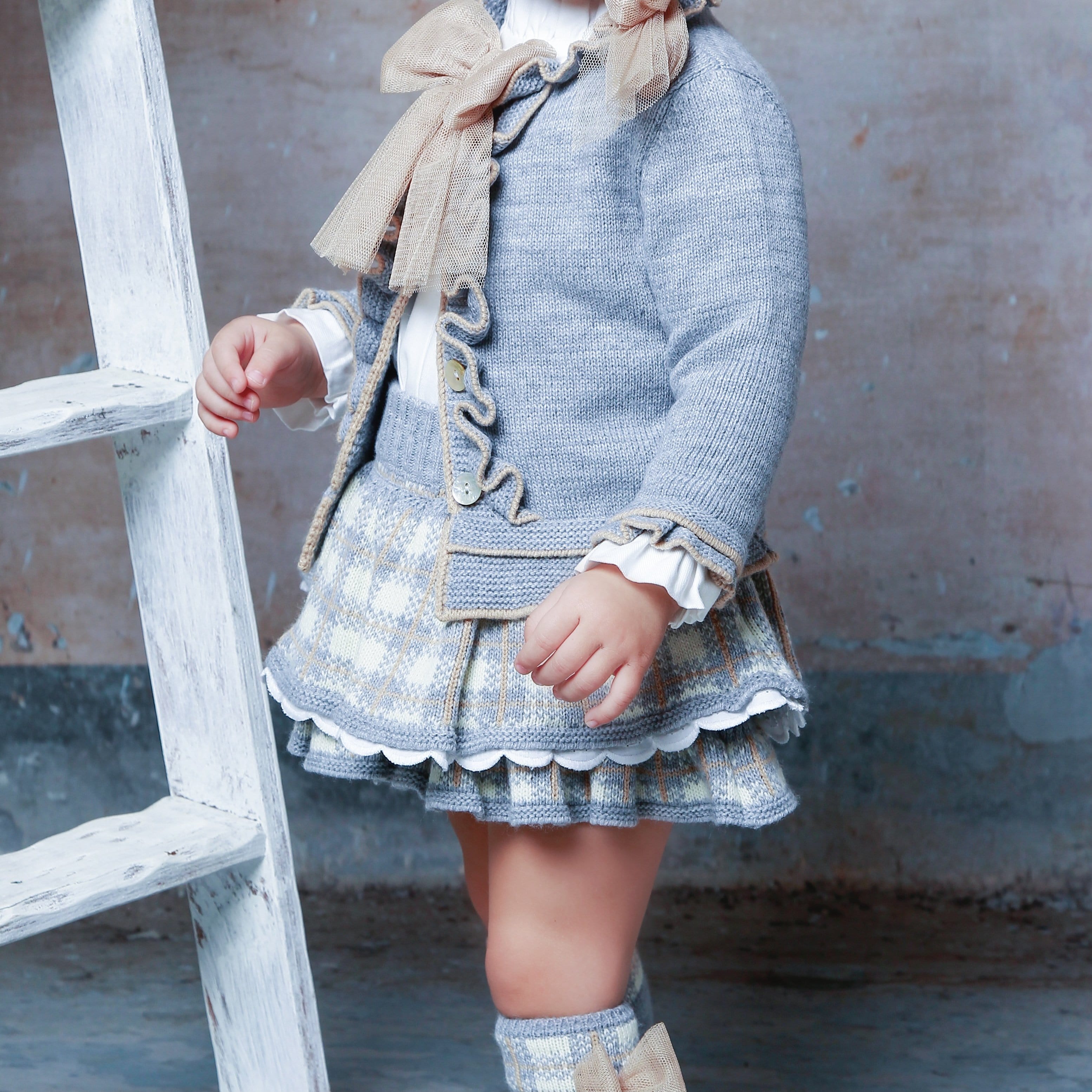 RAHIGO - Tartan Five Piece Set - Grey