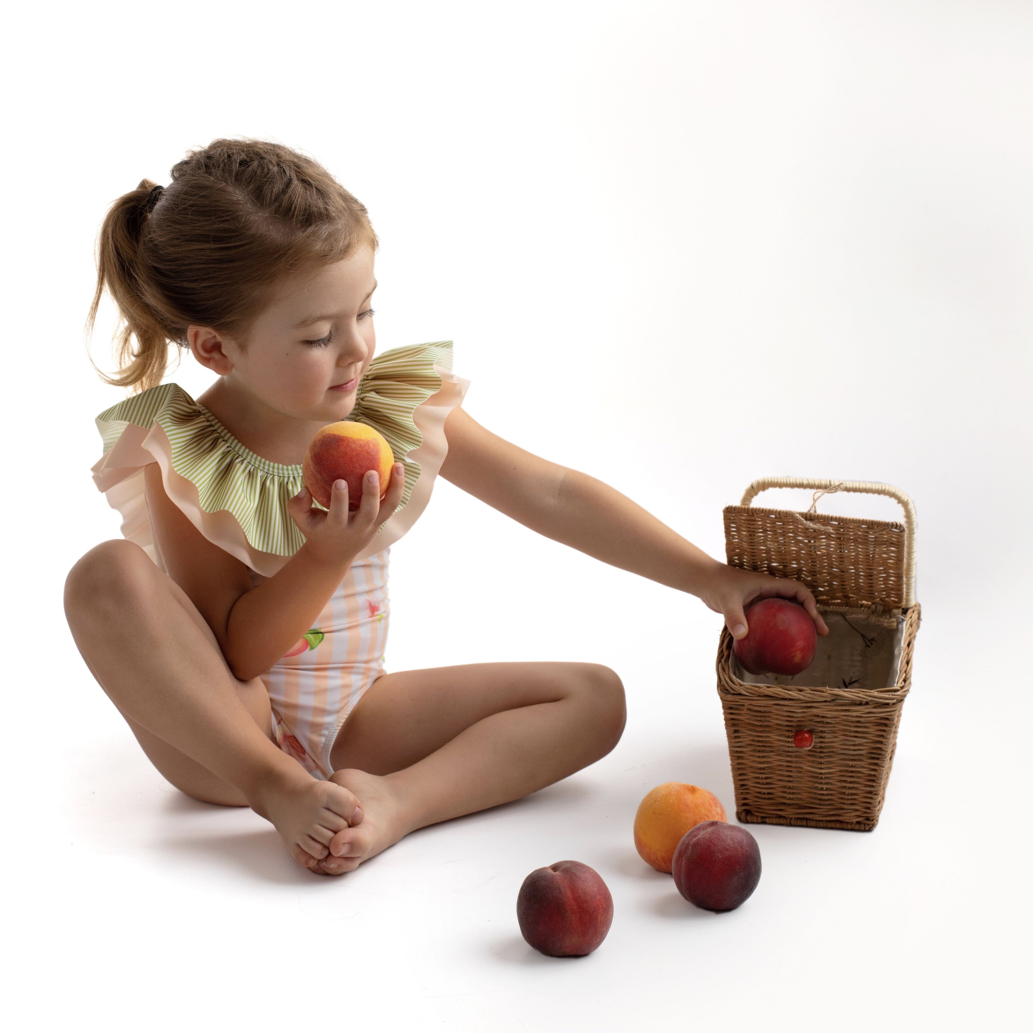 MEIA PATA - Ibiza Peaches Print Swimsuit