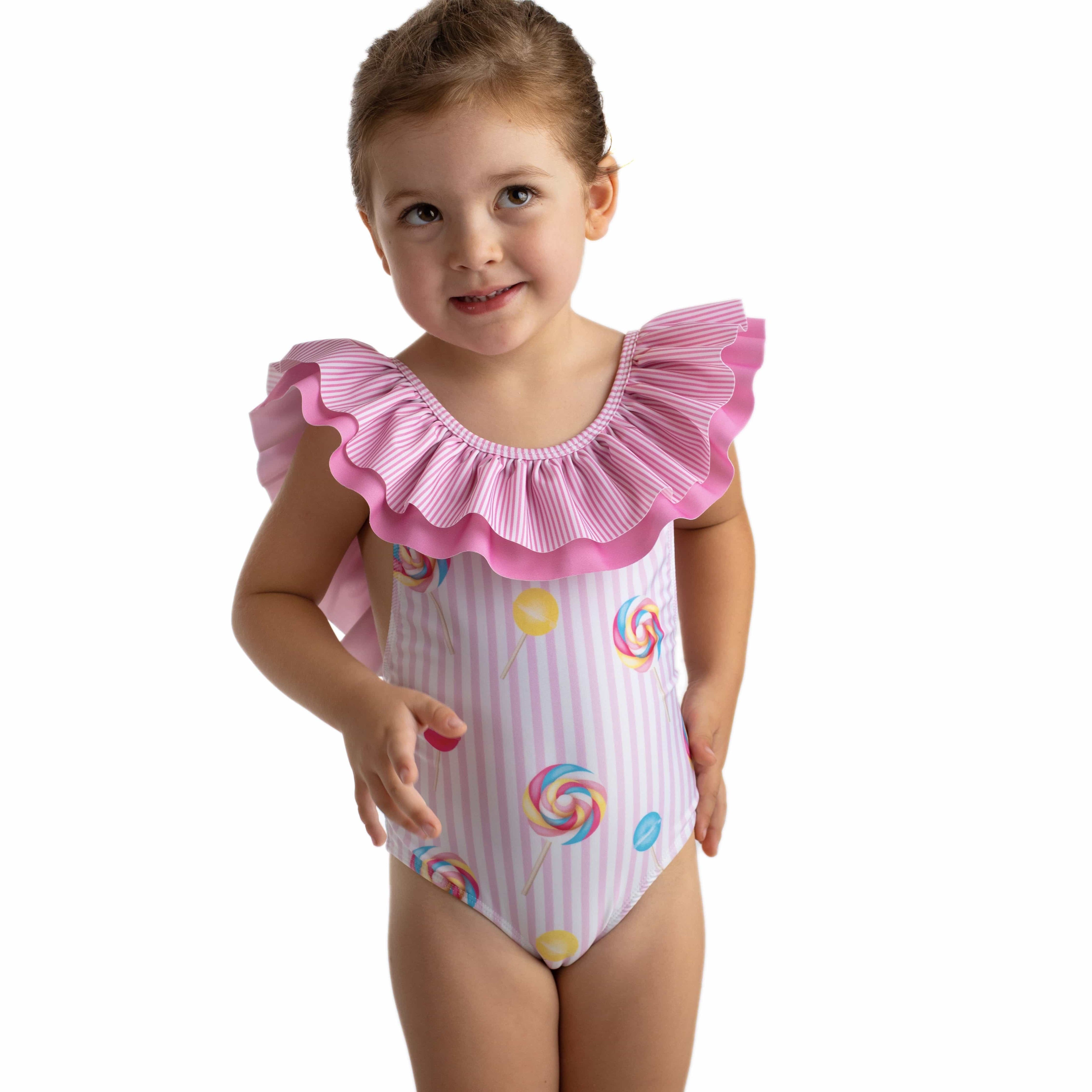 MEIA PATA - Ibiza Lollipop Print Swimsuit