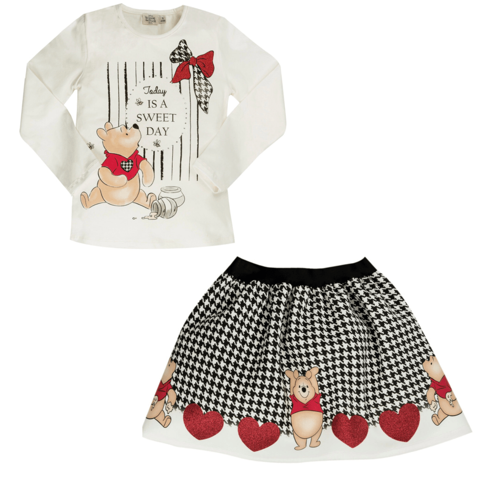EMC - Disney Winnie The Pooh Skirt Set - Cream