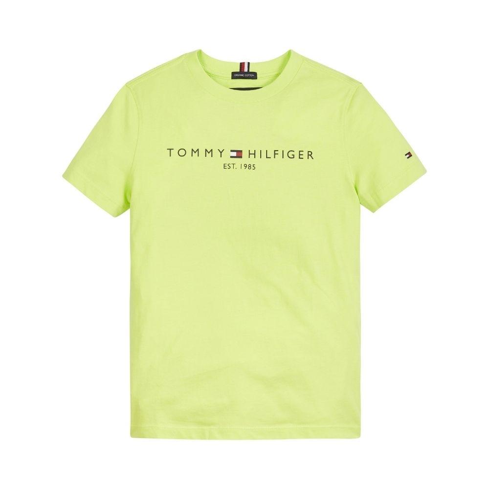 TOMMY HILFIGER - Essential Logo Tee - Lime